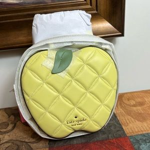 Kate Spade Honeycrisp Apple Crossbody Bag K8165 NWT